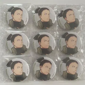 NARUTO 나루토 베이스 야드 도쿄 나라 시카마루 캔뱃지 9개