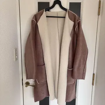 [ 미사용 ] UNITED ARROWS 브라운 무스탕 코트