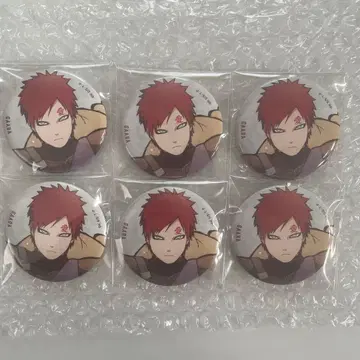 NARUTO 나루토 베이스 야드 도쿄 가아라 캔뱃지 6개