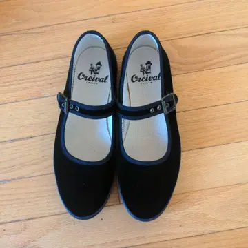 새상품급 Orcival 블랙 멜리 제인 슈즈