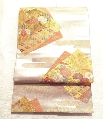후쿠로 오비 금실 실버