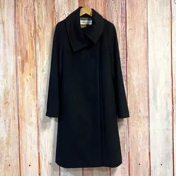 크리스찬 오자르 여성용 아우터 롱 코트 블랙