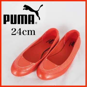 O6337*PUMA*새상품*플랫슈즈*24cm*오렌지