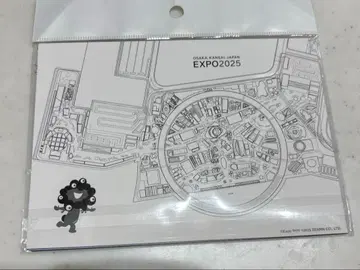 EXPO2025 오사카 간사이 만박 회장도 뷰맵 카드 세트 엽서