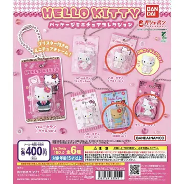 HELLO KITTY 패키지 미니어처 컬렉션 3종 세트