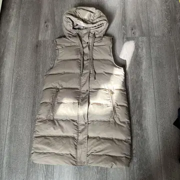 [ ZARA ] 자라 그레이지 롱 다운 베스트 S
