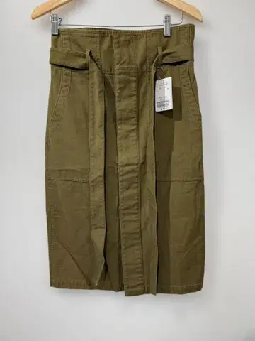 Spick & Span 카키 타이트 스커트