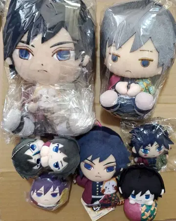 귀멸의 칼날 봉제 인형 세트 기유