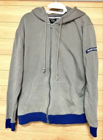 FREAK'S STORE 그레이 네이비 후드티