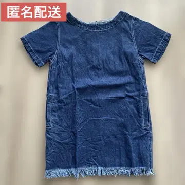 [ 익명 배송 ] RODEO 프린지 데님 원피스