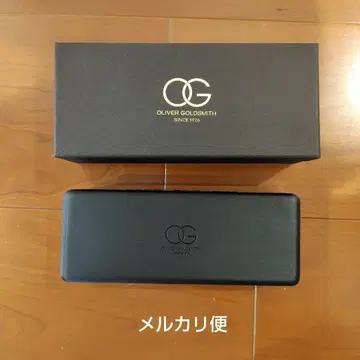 [ 미사용품 ] OLIVER GOLDSMITH 안경 케이스 블랙