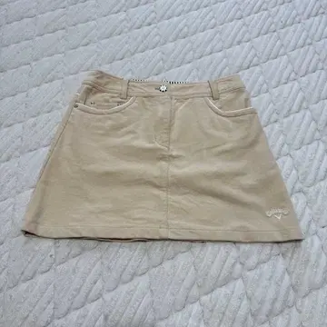 캘러웨이 골프 스커트 베이지