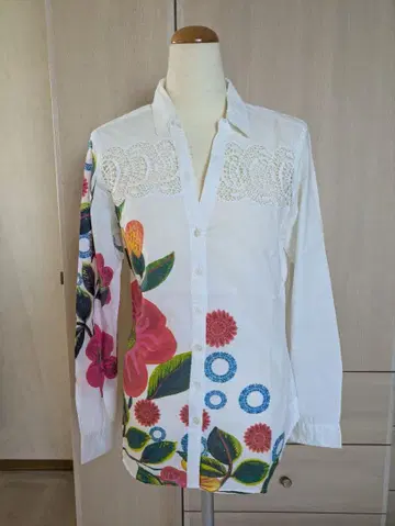 Desigual 꽃무늬 긴팔 셔츠 S