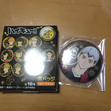 [ 11월 말까지 판매 ] 하이큐!! 키타 신스케 금 배지