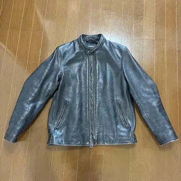 AVIREX 싱글 라이더 가죽 자켓 아비렉스