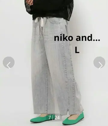 [ niko and - ] 니코앤드 이지 코쿤 데님 L