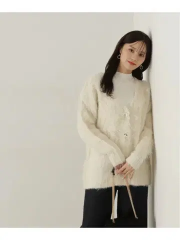 샤기 가디건 프로포션 바디 드레싱 snidel