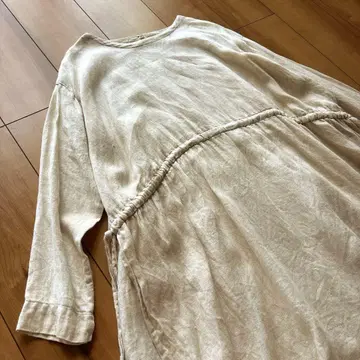츠쿠로이 츠쿠로이 산밸리 린넨 린넨 풀오버 튜닉