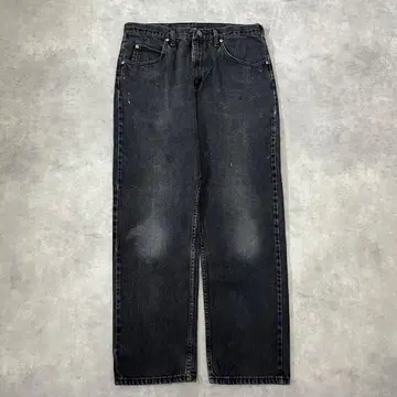 랭글러 W34 블랙 데님 하의 블랙 16347