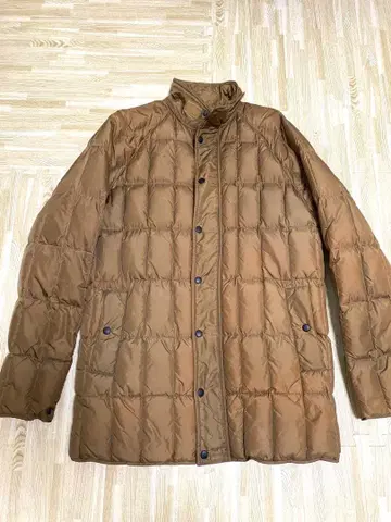 Albert Aspesi 브라운 퀼팅 다운 자켓 S