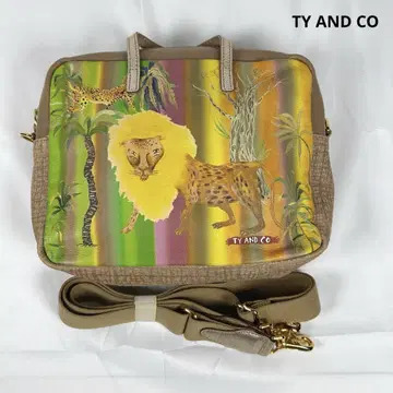 TY AND CO 핸드백 숄더백 애니멀 라이온