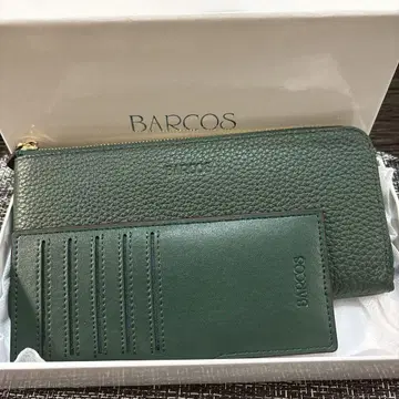 미사용 새상품 BARCOS 그린 장지갑 박스 포함