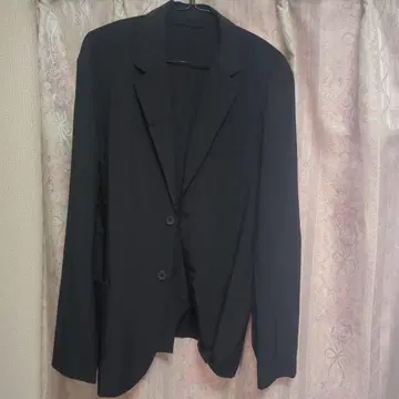 블랙 테일러드 자켓 2버튼
