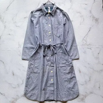 새상품급 마가렛호웰 스카이블루 롱 원피스 M