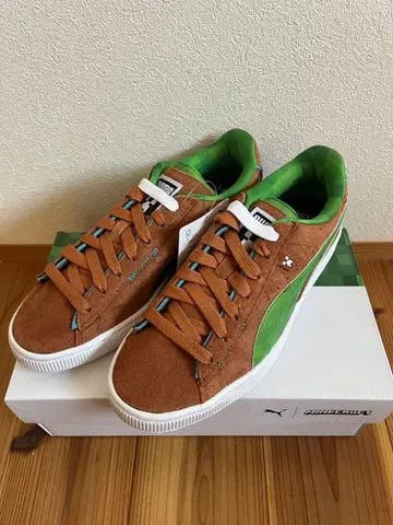 PUMA Minecraft 스웨이드 스니커즈