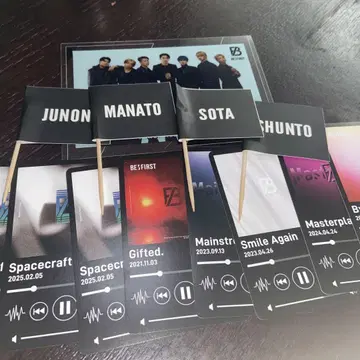 BE:FIRST 타워 레코드 콜라보 카페 뮤직 카드 컴플리트