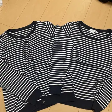MACKINTOSH 스트라이프 가디건 T셔츠 세트