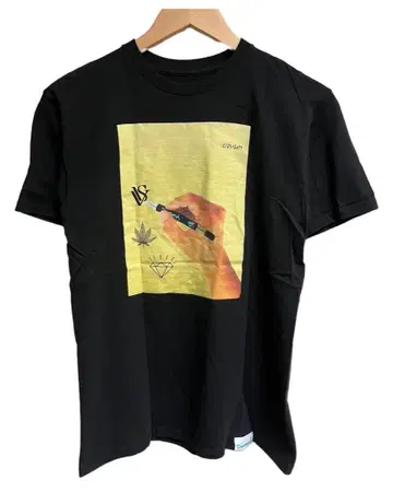 한정판 T셔츠 Diamond Supply 반팔 블랙 S