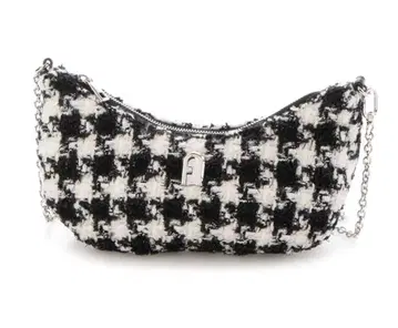 FURLA 트위드 숄더백