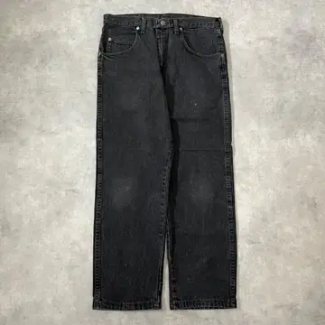 랭글러 W34 블랙 데님 하의 블랙 16350