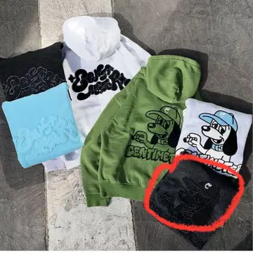 centimeter CMT ruler pigment hoodie 블랙