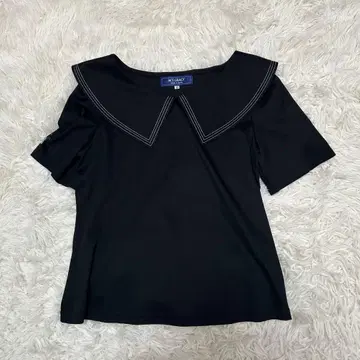 M'S GRACY 빅 칼라 세일러 블라우스 블랙