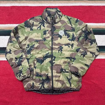 새상품급 레어 XL DC 다운 자켓 카모플라쥬 다운 카모플라주