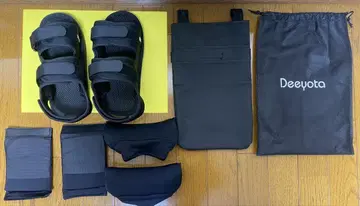 목발/겨드랑이 쿠션 커버 그립 수납 파우치 깁스 신발 7종 세트