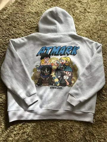 ATMARK 그레이 후드티