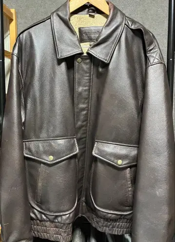 세인트 존스 베이 a2 플라이트 자켓 90s 천연 가죽