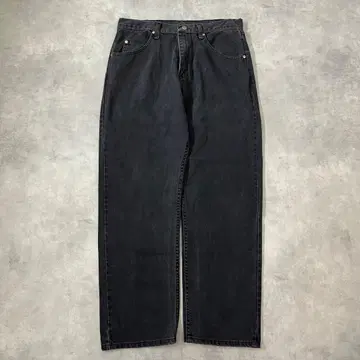 Wrangler 랭글러 W34 블랙 데님 하의 블랙 16351