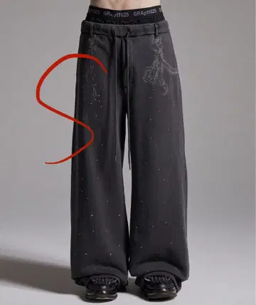 [ GRANCY ] Design Layered Sweatpants