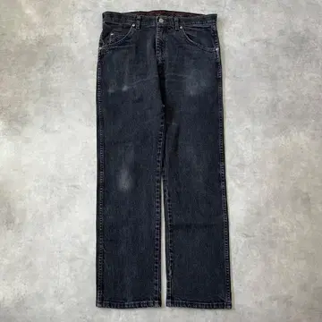 Wrangler 랭글러 W34 블랙 데님 하의 블랙 16352
