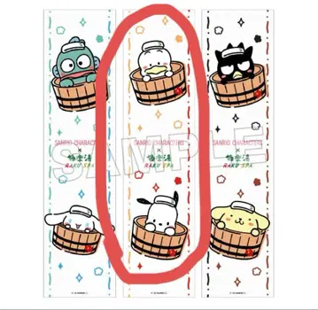 산리오 캐릭터즈 극락탕 콜라보 머플러 타월 포차코 페클