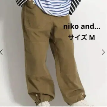 새상품급 niko and - 니코앤드 여성용 워크 팬츠 M 올리브