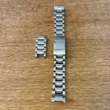 손목시계 스테인리스 벨트 17mm 실버 삼단 접이식