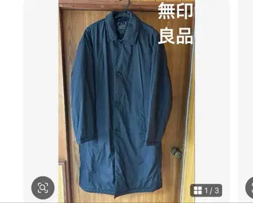 무인양품 나일론 스탠 칼라 코트