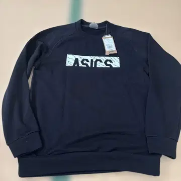 ASICS CA 맨투맨 탑 블랙 L