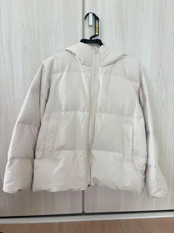 무인양품 다운 자켓 아이보리 L 사이즈