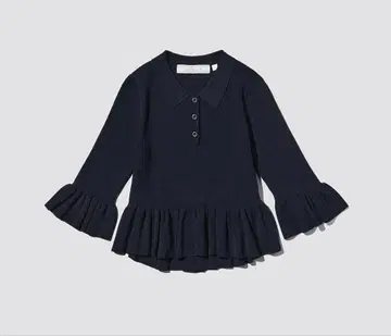 GU by rokh 리브 폴로 스웨터 7부 소매